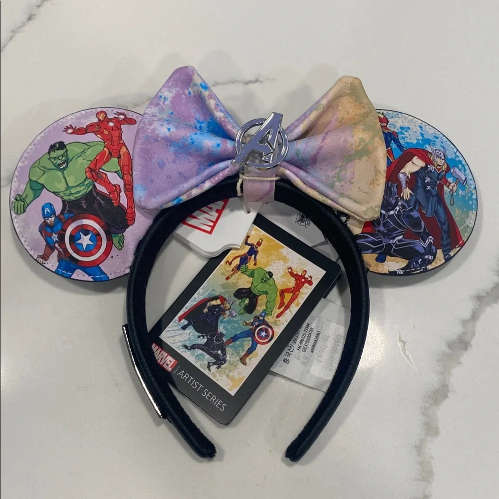 Loungefly Marvel Mouse Ears Headband - Picture 7 of 13